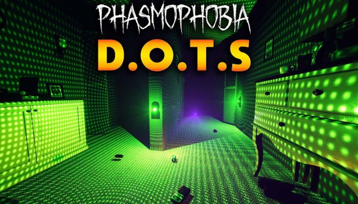 How does DOTS Projector work in Phasmophobia
