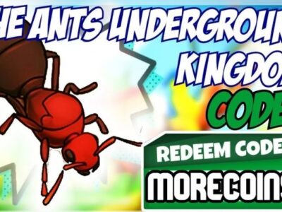 Roblox The Ants Underground Kingdom Codes for July 2022
