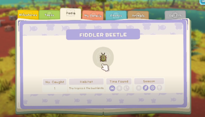 Where to Get Fiddler Beetle in Dinkum