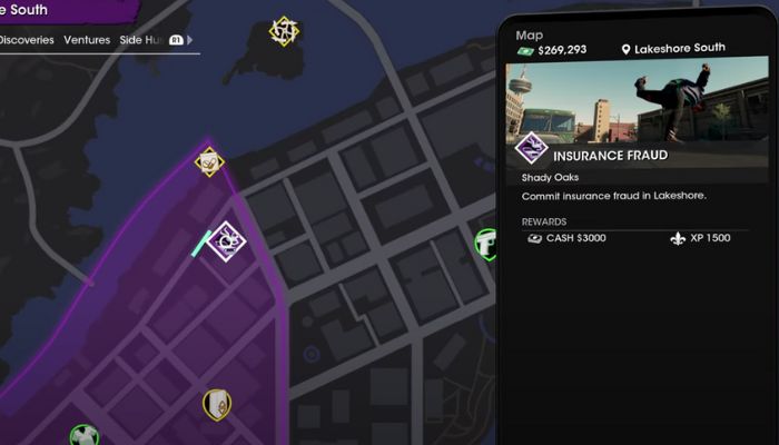 Saints Row - How to Complete the Insurance Fraud Mini-game