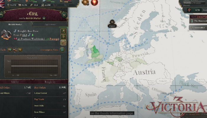 Victoria 3: How to Acquire Resources