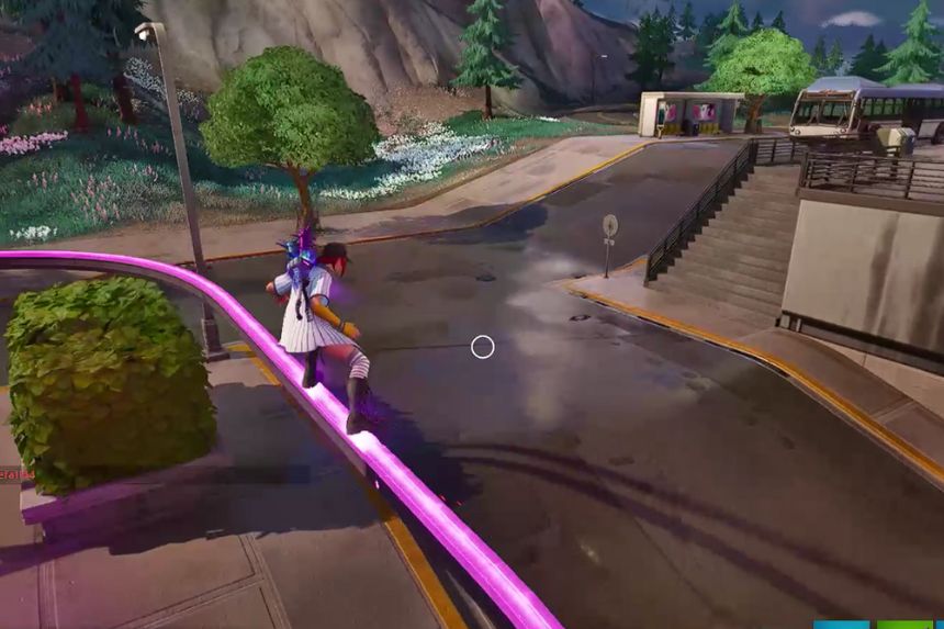 How to Restore Health or Gain Shield While on a Grind Rail in Fortnite Chapter 4 Season 2