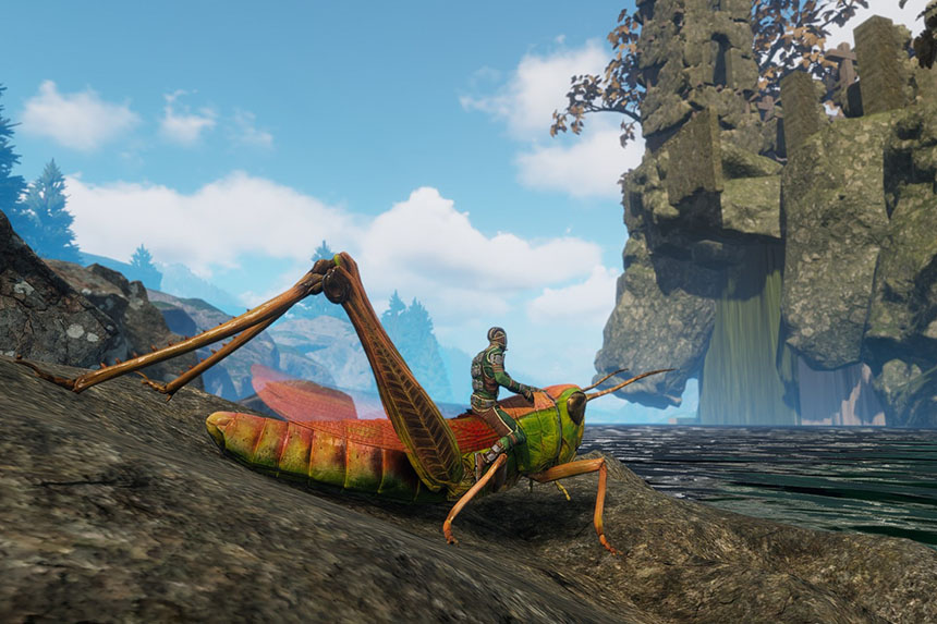 How to Tame and Ride a Grasshopper in Smalland Survive the Wilds