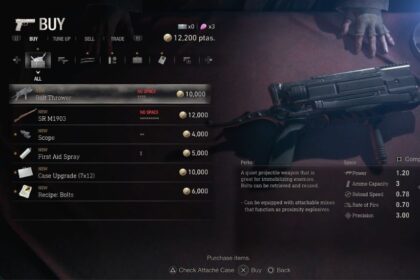 Resident Evil 4 Remake Should You Purchase Bolt Thrower or SR M1903