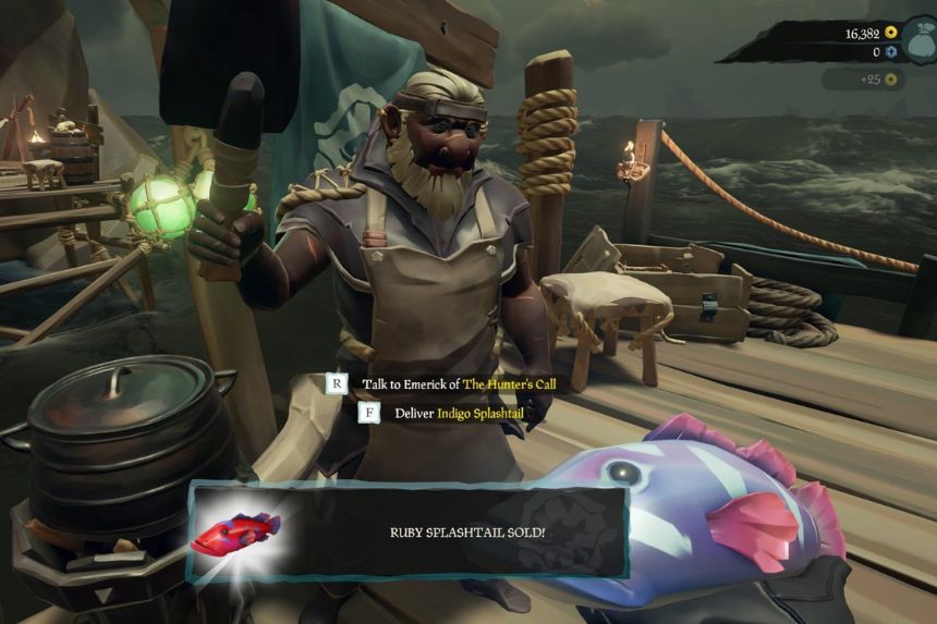 Sea of Thieves Fish Selling Process- How to Sell Them