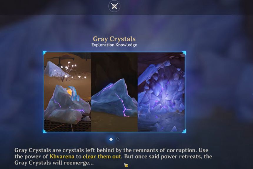 How to Destroy Gray Crystals with Khvarena in Genshin Impact 3.6