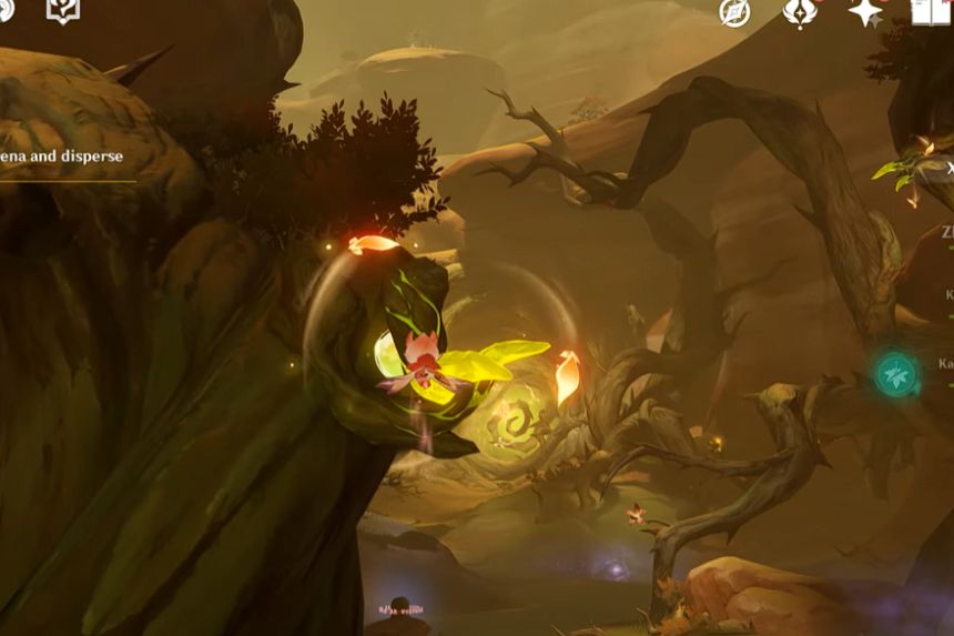 Guide to Awake Power of Khvarena and Clense the Purple Mist in Genshin Impact 3.6- How to DO?