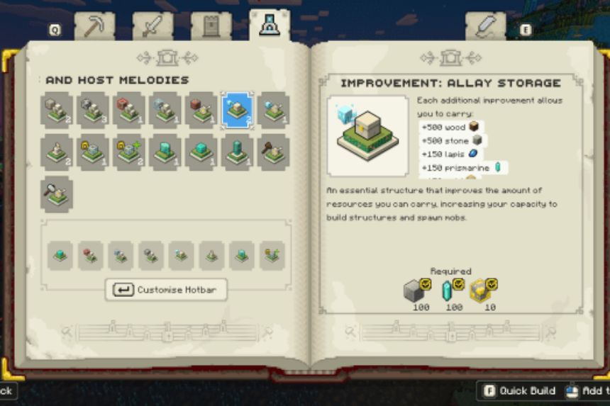 Minecraft Legends- Can I Increase Inventory Size