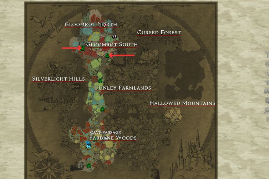Locations of Waygate in V Rising