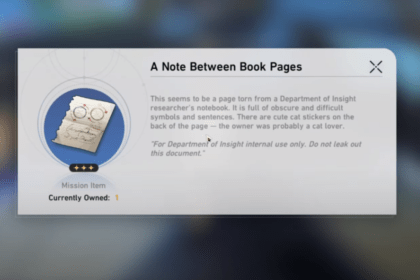 Honkai Star Rail - How to Get A Note Between Book Pages