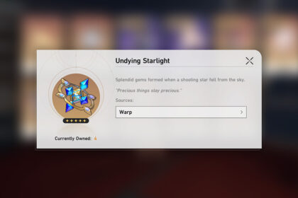 Honkai Star Rail How to Get Undying Starlight