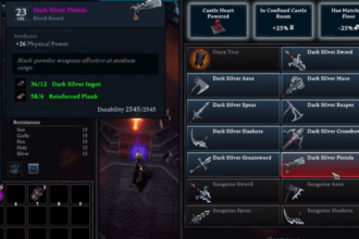 How to Get Dark Silver Pistols in V Rising