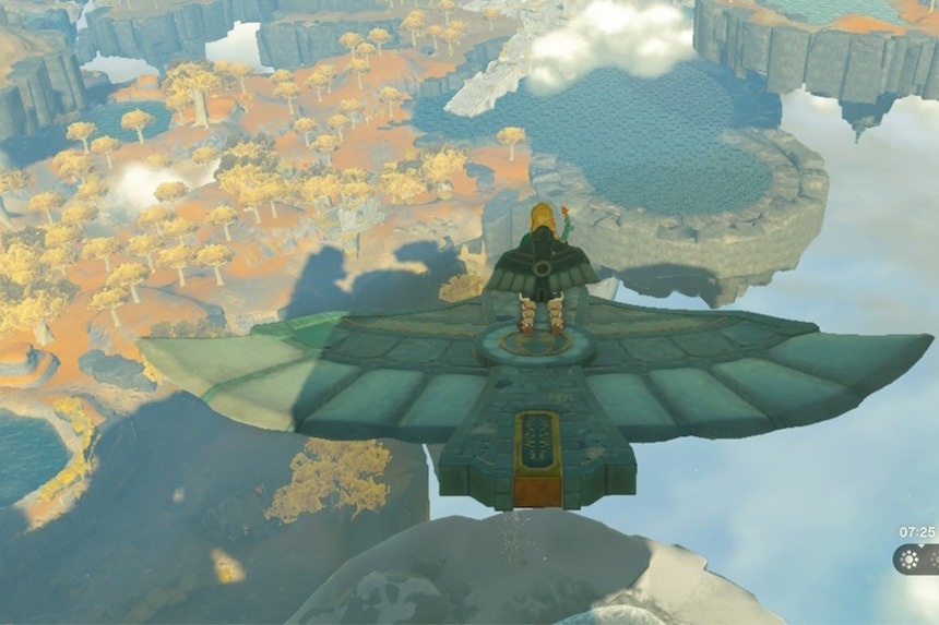 How to fly the Wing Device in Legend of Zelda Tears of the Kingdom