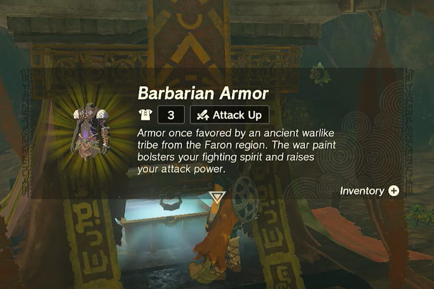 How to get Barbarian Armor in Zelda Tears of the Kingdom