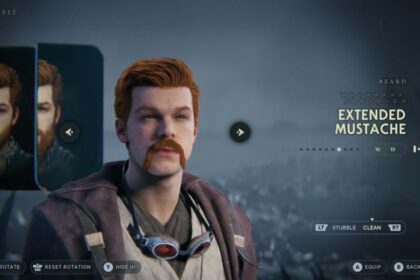 Star Wars Jedi Survivor- How to Get Extended Mustache Beard Cosmetic