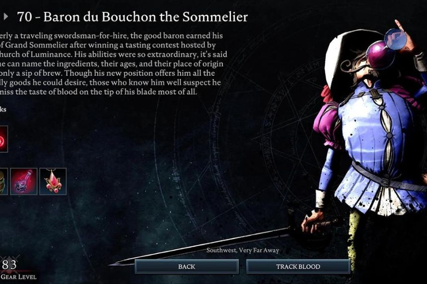 V Rising Baron du Bouchon the Sommelier Location and How to Beat