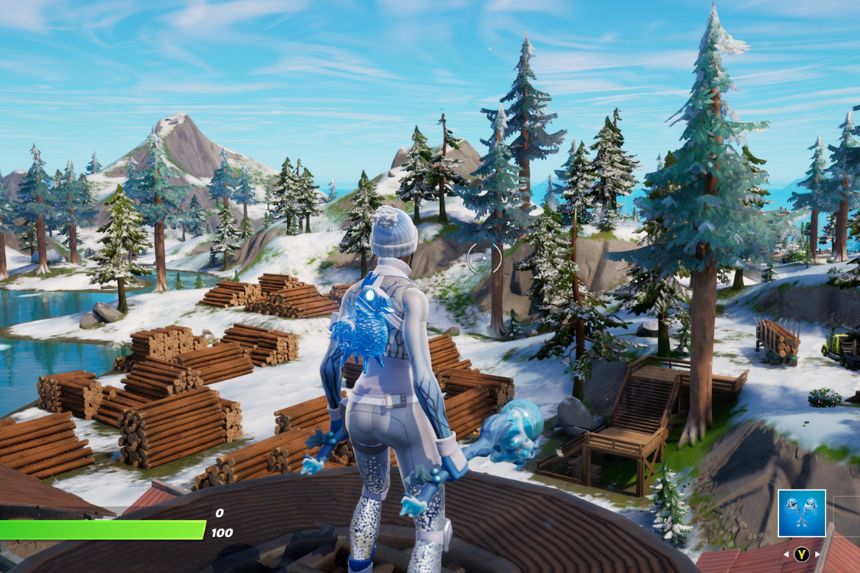 Where to Find Timber Pine and Knock Them Down in Fortnite Chapter 4 Season 2