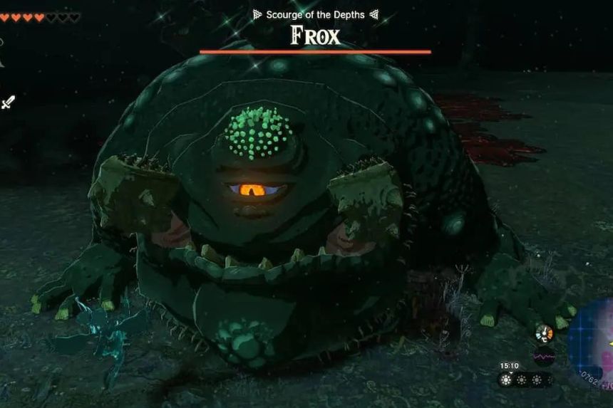 Where to Find and Defeat Obsidian Frox in Zelda Tears of the Kingdom
