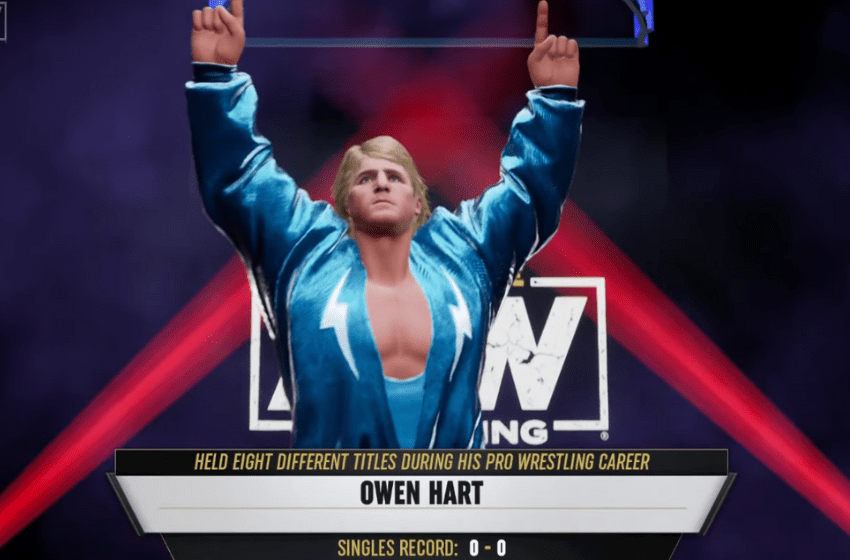 AEW Fight Forever - How to Unlock Owen Hart.