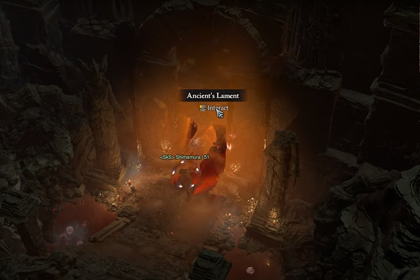 Ancient’s Lament dungeon Location in Diablo 4 (Aspect of Volatile Shadows)