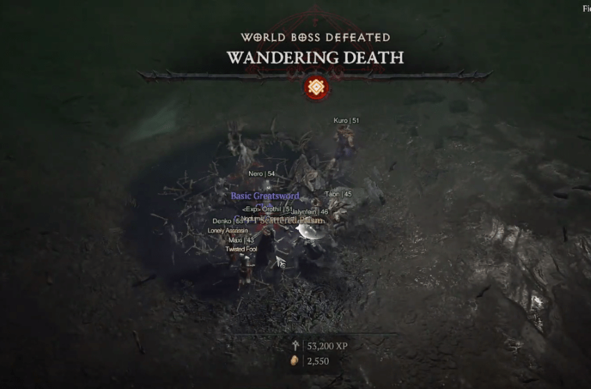 Diablo 4 Wandering Death World Boss Guide - How to Beat