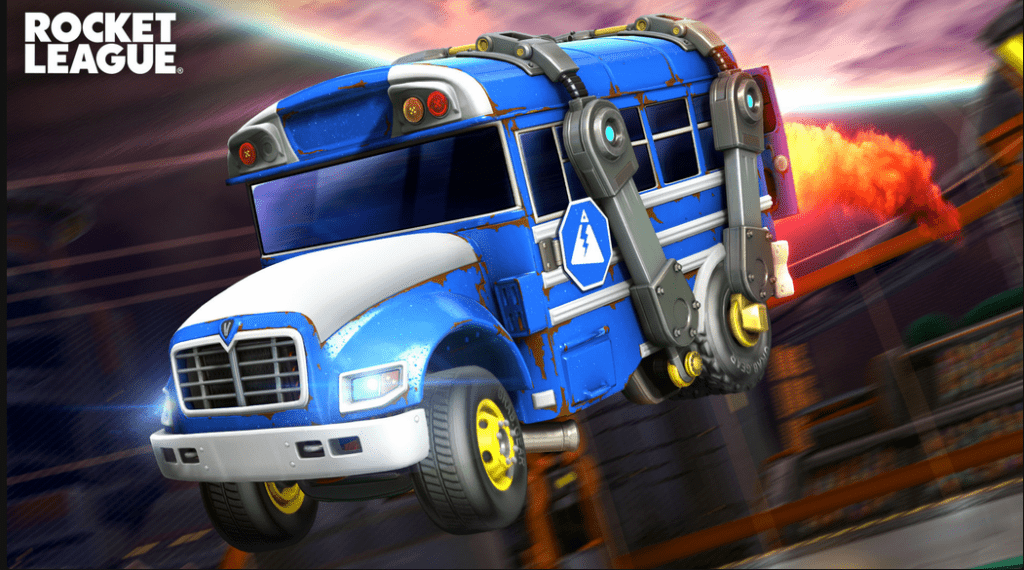 How to claim the Fortnite Battle Bus in Rocket League