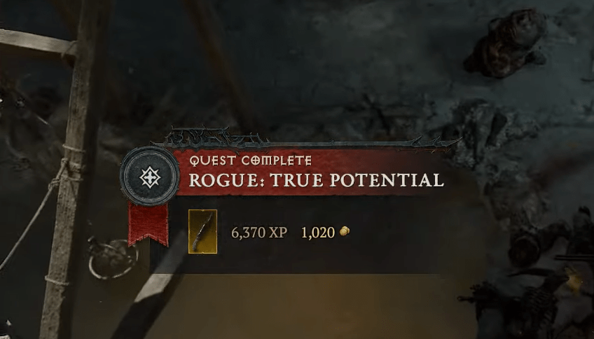 Rogue True Potential Class Quest  Walkthrough Diablo 4
