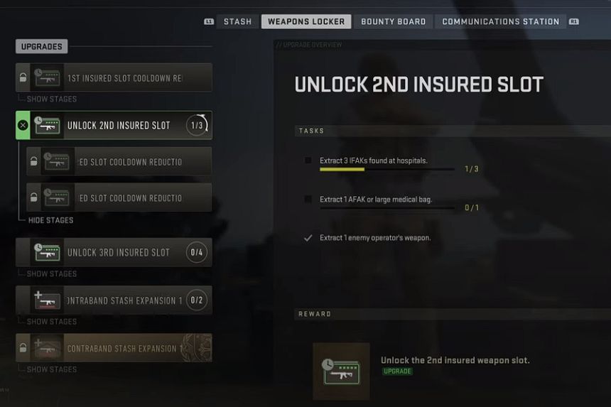 Warzone 2 DMZ Guide to Unlock Insures Slots- Explained