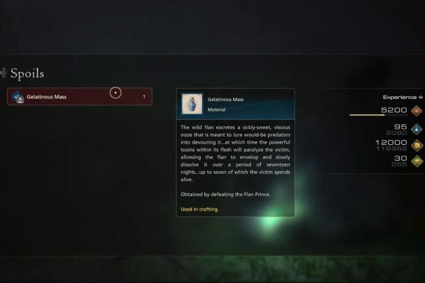 Final Fantasy 16 Gelatinous Mass Location- Where to Find