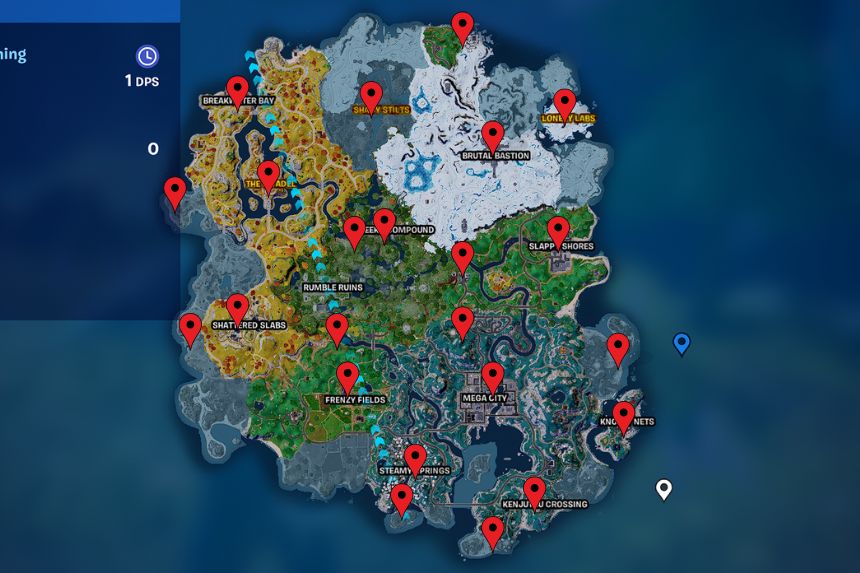 All Fortnite Chapter 4 Season 3 Job Board Locations- Where to Find Them All