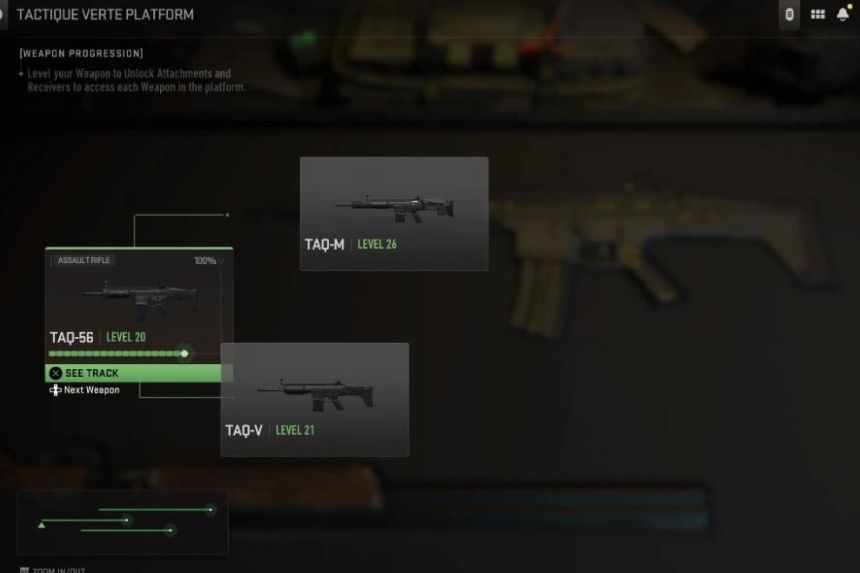 What are the Tactique Verte Weapons in DMZ? Complete List