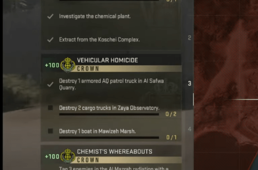 Warzone 2 DMZ Vehicular Homicide - Destroy 2 Cargo Trucks in Zaya Observatory Guide