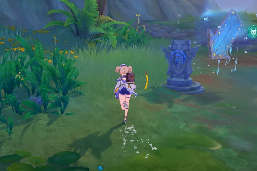 Guide to Complete Silver Bottle Courtyard Hydro Totem Monuments Puzzle in Genshin Impact 3.8- Explained