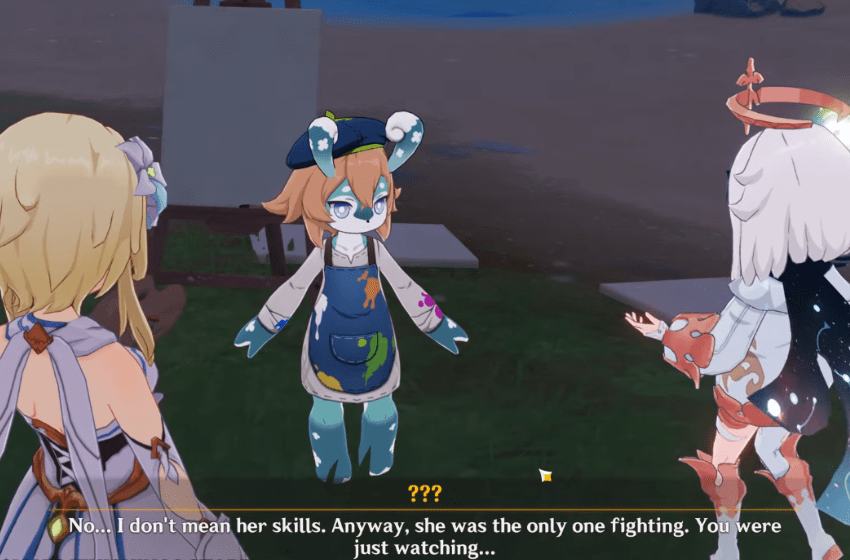 Genshin Impact 4.0 - A Brush of Seafoam and Crimson Sub-Quest Guide