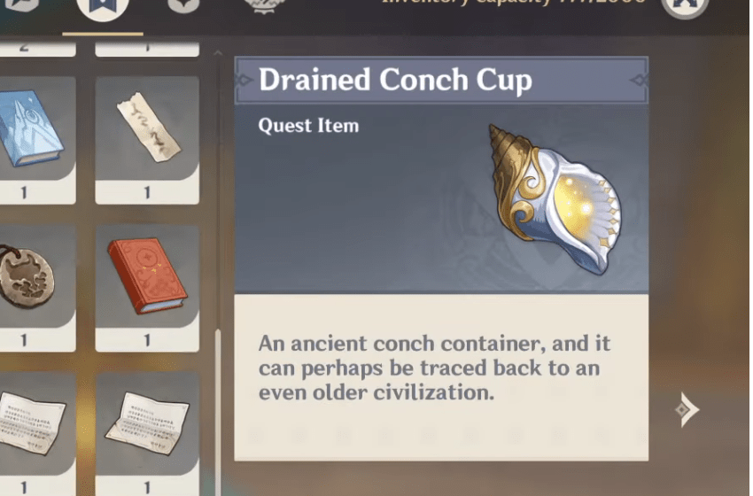 Genshin Impact 4.0 - How to Get Drained Conch Cup