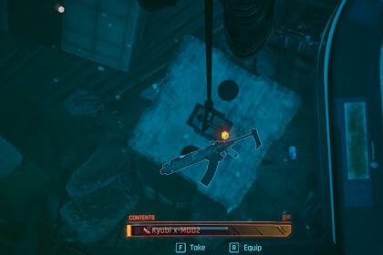 Cyberpunk 2077 Phantom Liberty Kyubi X-Mod2 Iconic Assault Rifle Location