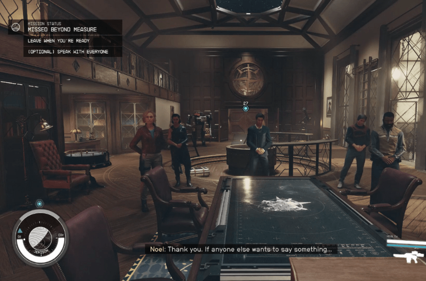 Starfield - How to Miss the Memorial Service in Missed Beyond Measure.