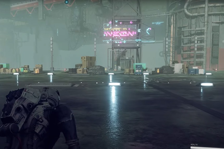 Starfield Neon Tactical Location, Trade Authority and Ebbside in Neon