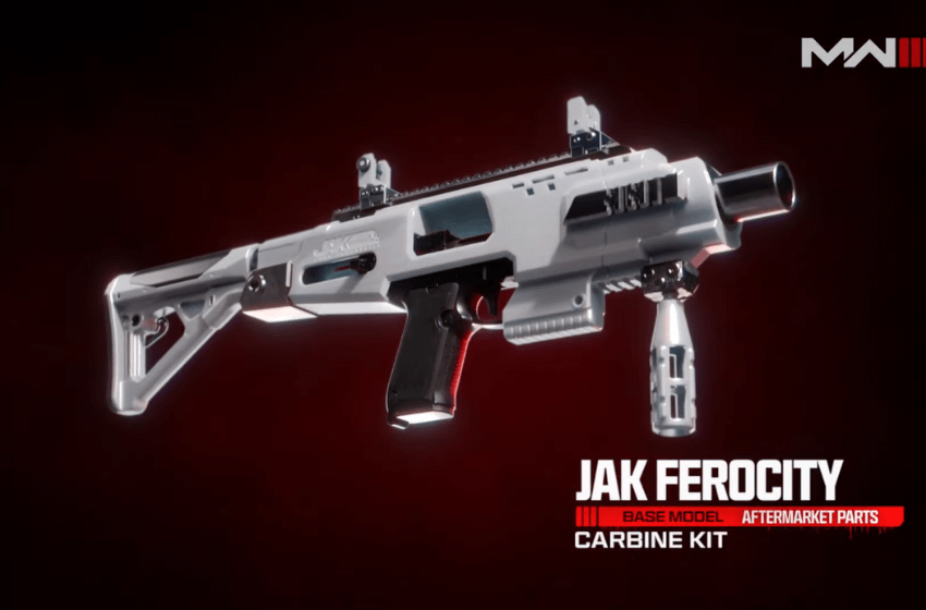 Modern Warfare 3 - How to Get the Jak Ferocity Carbine Kit