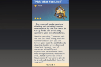 Sanguinetti, who’s working in Hotel Debord in the Court of Fontaine. It costs 5,000 Mora, and you can also buy a bunch of other Fontaine dish recipes from him.