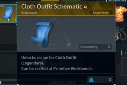Palworld - How to Get Legendary Cloth Armor Schematic