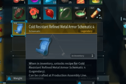 Palworld - How to Get Legendary Cold Resistant Refined Metal Armor Schematic 4