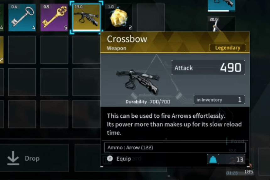 Palworld - How to Get Legendary Crossbow Schematic 4