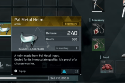 Palworld - How to Get Legendary Pal Metal Helm Schematic