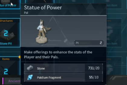 Palworld - How to Get and Use Statue of Power