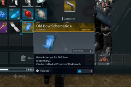 Palworld - How to get Legendary Old Bow Schematic 
