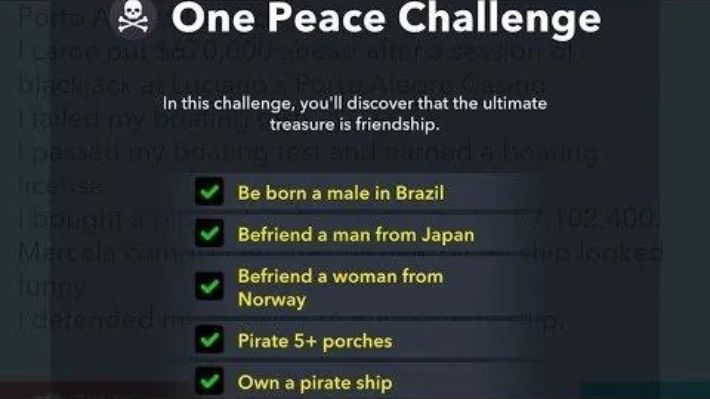 One Piece Challenge in BitLife- How to Do