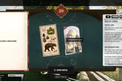 Craft both a Forest Card and Antiquarian Card and Traverse a Fae Portal Nightingale