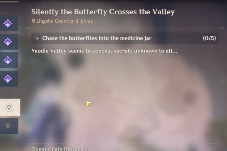 Genshin Impact 4.4 - Chase The Butterflies Into The Medicine Jar Guide.