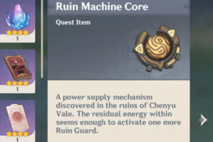 Genshin Impact 4.4 - Chenyu Vale Ruin Machine Core Location